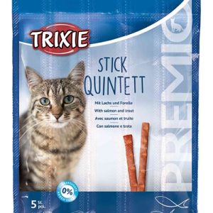 Trixie premio stick quintett zalm / forel