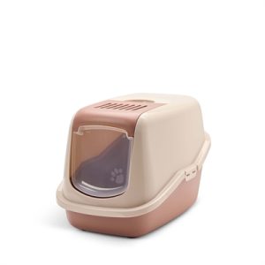 Savic kattenbak nestor champagne roze / terracotta