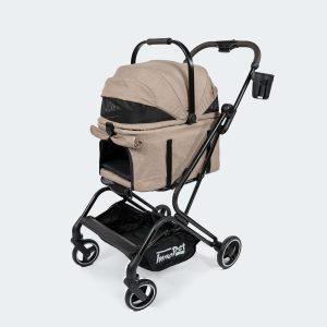 Hondenbuggy NOMAD tot 20kg - met voorwiel vering - super comfortabel - gratis regenhoes