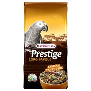 Prestige premium afrikaanse papegaai met rode pepers