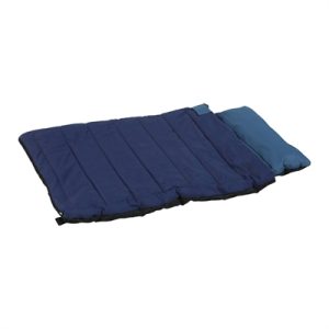Zolux bivouak hondendeken / slaapzak 2in1 blauw