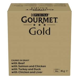 Gourmet gold chinks in gravy rund / zalm / kalkoen / kip