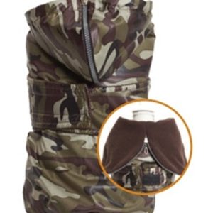 Croci hondenjas teckel military camouflage bruin