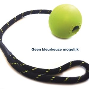 Happy pet tough toys bal aan touw rubber