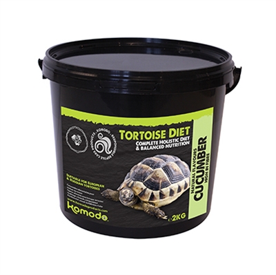 Komodo voer schildpad komkommer