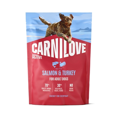 Carnilove active adult all breeds salmon / turkey