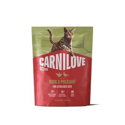 Carnilove active adult sterilised all breeds duck / pheasant