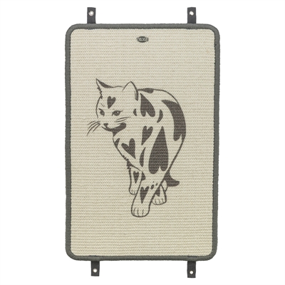Trixie krabmat met print taupe